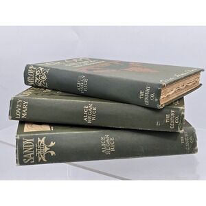 3 Lot Vtg Alice Hegan Rice Books - Lovey Mary, Sandy, Mr. Opp